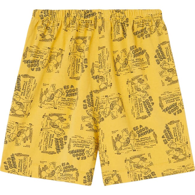 Mole Ghost Kids Regular Fit Pants, Yellow - Pants - 2