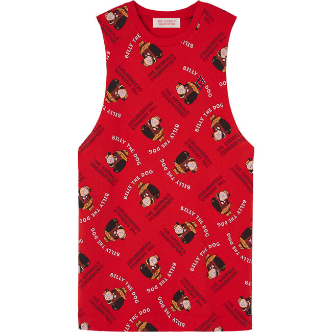 Gazel Billy the Dog Kids Relaxed Fit Dress, Red