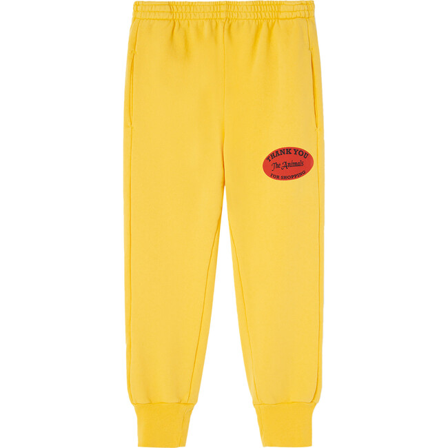 Panther Animals Observatory Kids Regular Fit Pants, Yellow
