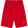 Eagle Logo Kids Relaxed Fit Pants, Red - Pants - 1 - thumbnail