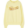 Bear Animals Observatory Kids Relaxed Fit Sweatshirt, Soft Yellow - Sweatshirts - 1 - thumbnail