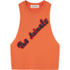 Prawn Animals Kids Oversize Fit T-Shirt, Orange - T-Shirts - 1 - thumbnail