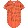 Hare Ghost Kids Oversize Fit T-Shirt, Orange - T-Shirts - 1 - thumbnail