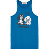 Tank Frog Dogs Kids Regular Fit T-Shirt, Blue - T-Shirts - 1 - thumbnail