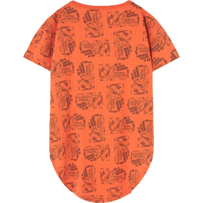 Hare Ghost Kids Oversize Fit T-Shirt, Orange - T-Shirts - 2