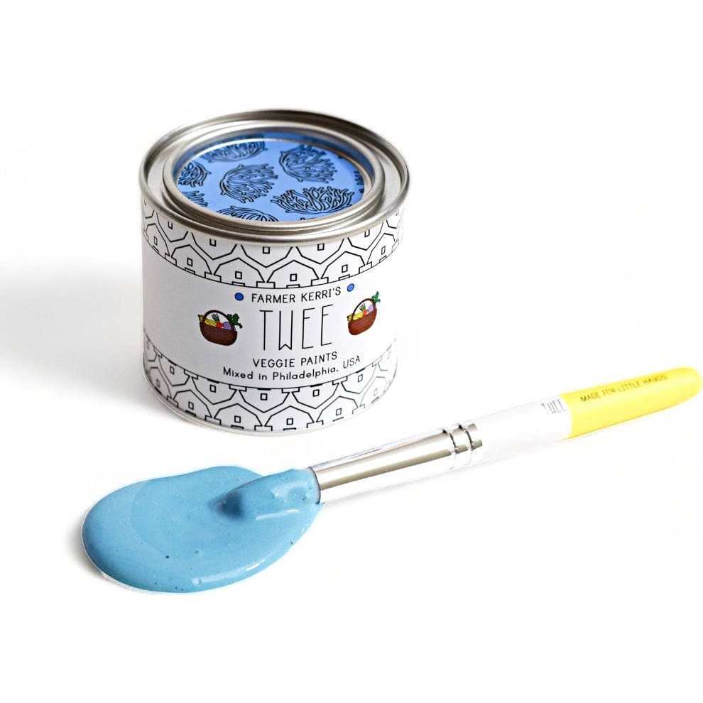 TWEE Farmer Kerri's Individual Sea Plant Blue Veggie Paint Can + Brush - Coloring - 1