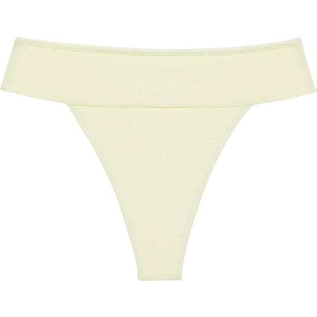 Rib Tamarindo Binded Bikini Bottom, Buttercream