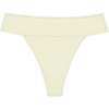 Rib Tamarindo Binded Bikini Bottom, Buttercream - Two Pieces - 1 - thumbnail