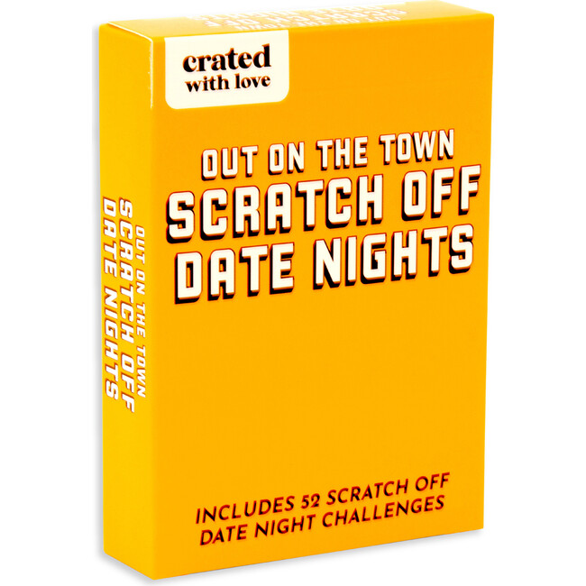 Out on the Town Scratch Off Card deck for Date Night Ideas