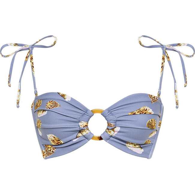 Tori Ties Bandeau Bikini Top, Shell - Two Pieces - 3