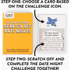 Out on the Town Scratch Off Card deck for Date Night Ideas - Board Games - 3