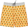 Oranges Print Surfer Swim Shorts, Multicolors - Swim Trunks - 1 - thumbnail