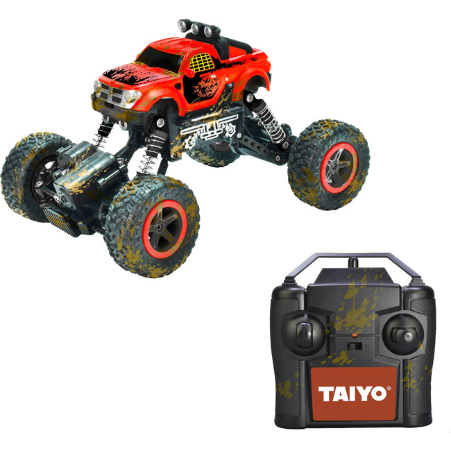 Rock Crawler 1:18 Scale R/C Vehicle in Red