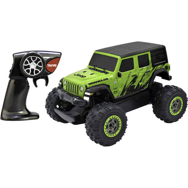 Jeep Wrangler Sahara Unlimited 1:22 Scale R/C Vehicle in Green