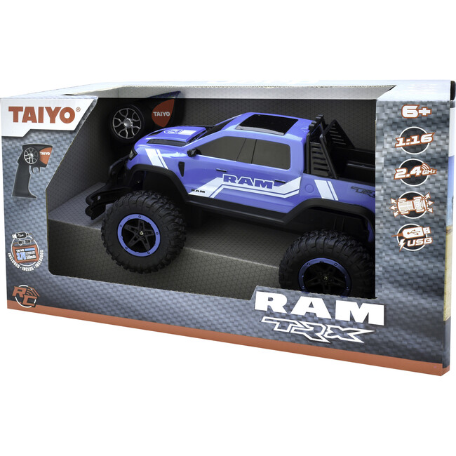 Ram TRX Pickup Truck 1:16 Scale R/C Vehicle in Blue - Remote Control - 2