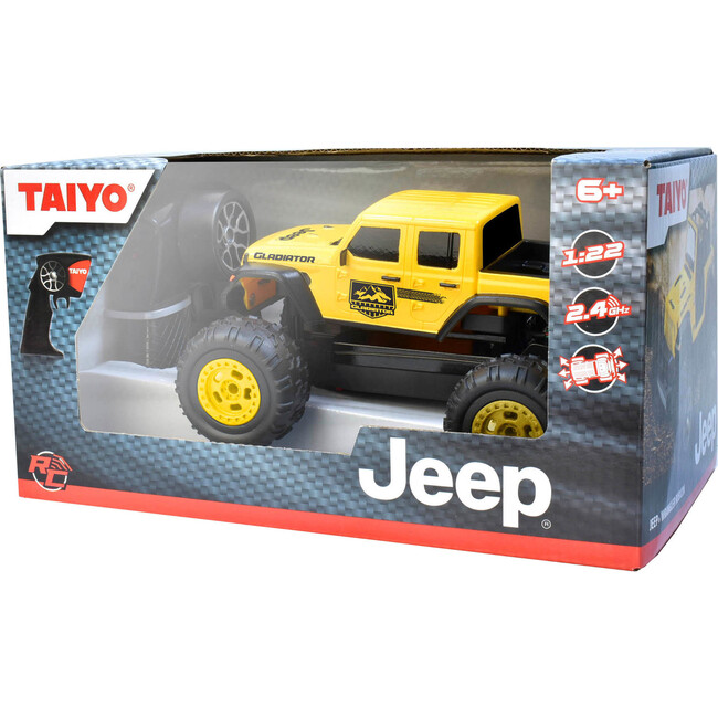 Jeep Gladiator 1:22 Scale R/C Vehicle in Yellow - Remote Control - 2