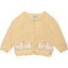 Little Duckling Cardigan, Pale Yellow - Cardigans - 1 - thumbnail