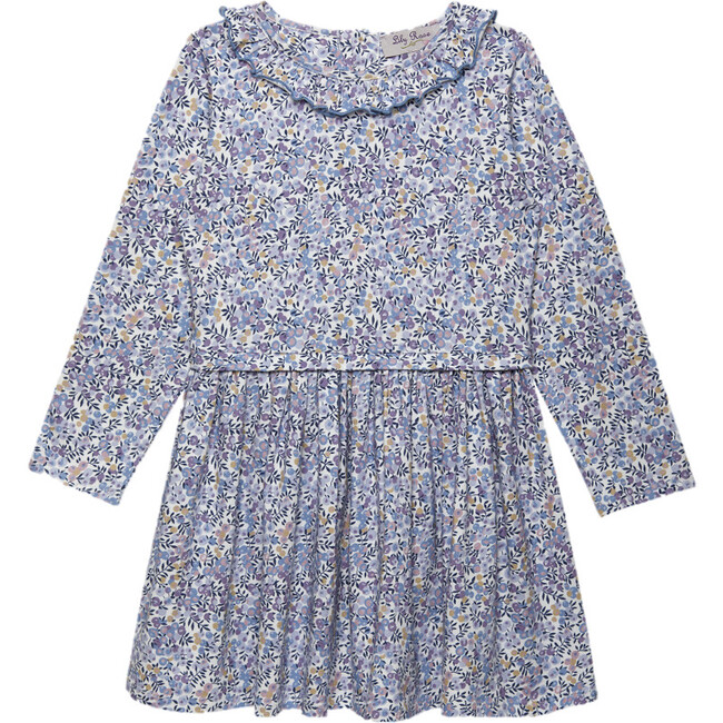 Liberty Print Wiltshire Jersey Dress, Lilac Wiltshire