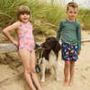 Girls Liv Suit, Pink Dogs - One Pieces - 4