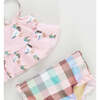 Girls Joy Tankini, Pink Mallard Friends - Two Pieces - 3