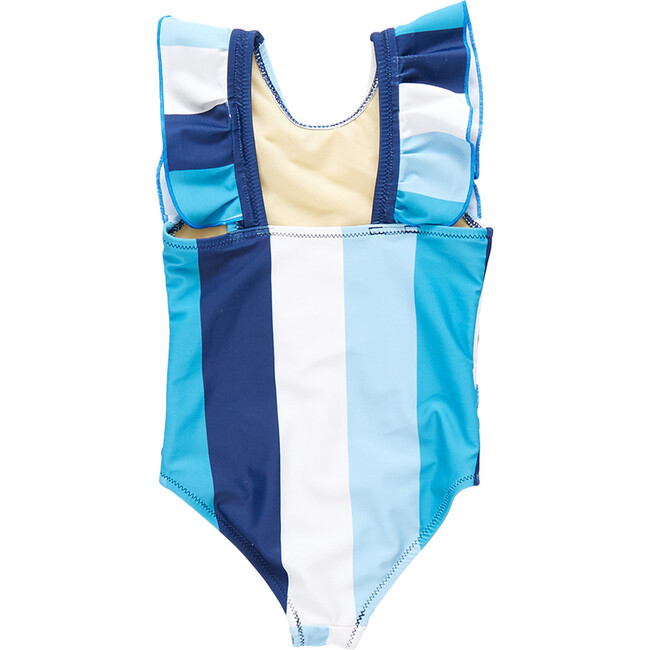 Girls Katniss Suit, Ocean Stripe - One Pieces - 6