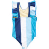 Girls Katniss Suit, Ocean Stripe - One Pieces - 6