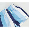 Boys Swim Trunk, Ocean Stripe - Swim Trunks - 4