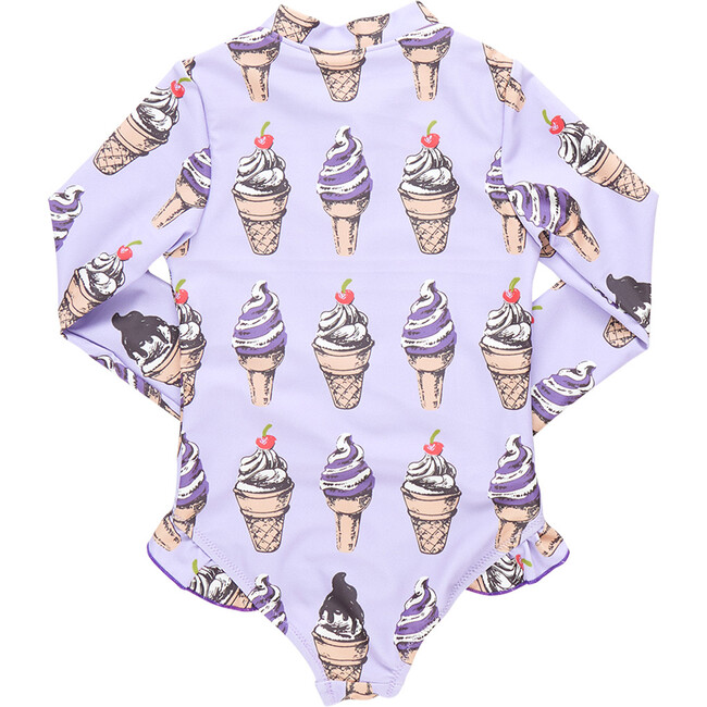 Girls Arden Suit, Lavender Soft Serve - One Pieces - 5