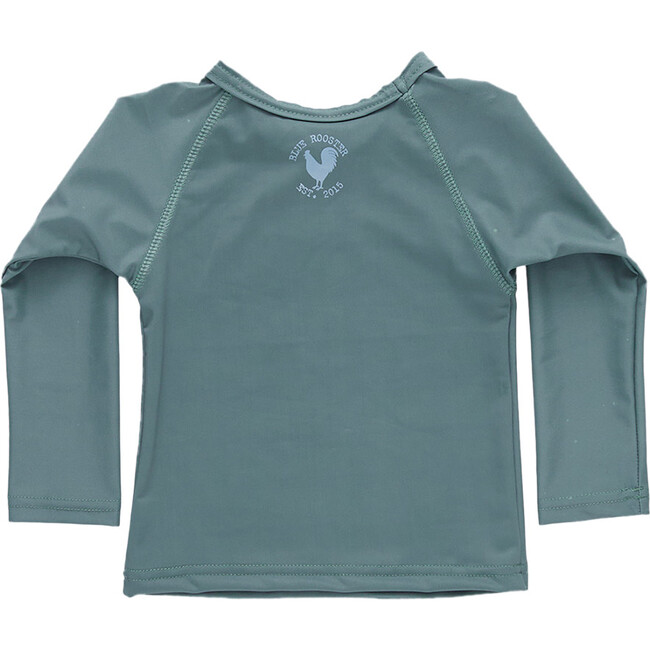 Baby Boys Rash Guard, Leaf Green - Rash Guards - 4