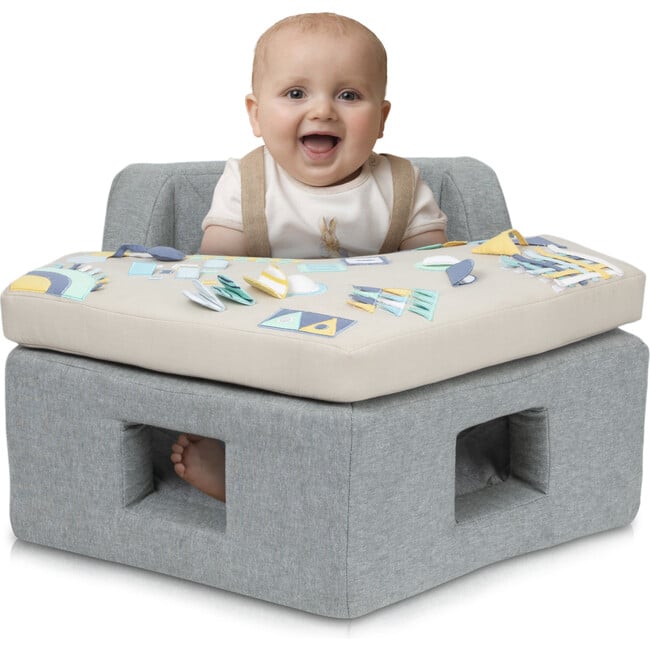 Neo Geometric Baby Activity Center, Taupe - Playmats - 2