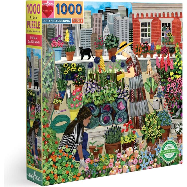 Piece and Love Urban Gardening Adult Jigsaw Puzzle, 1000 pieces