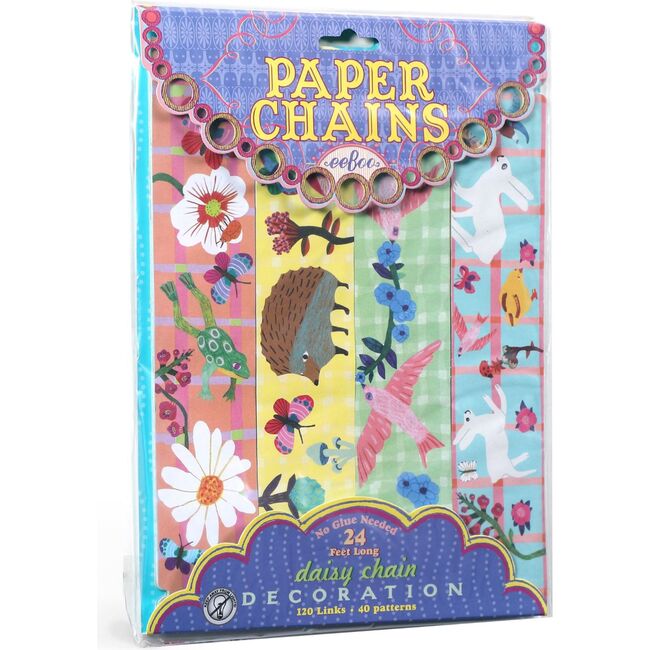 Daisy Paper Chain with 120 Links
