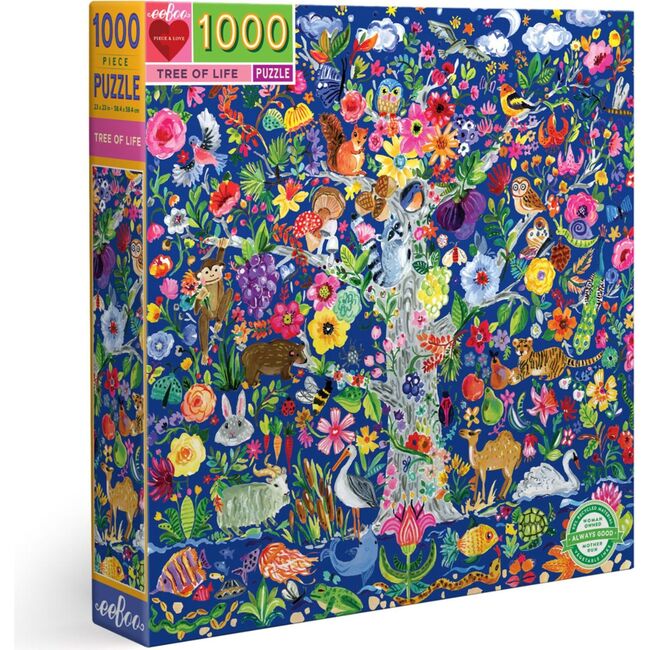 Piece and Love Tree of Life Adult Jigsaw Puzzle, 1000 pieces