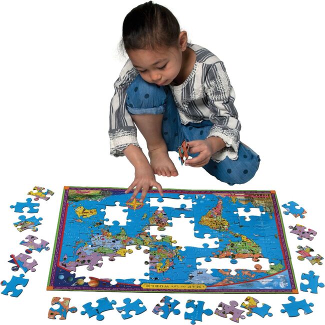 World Map 100 Piece Puzzle - Puzzles - 2