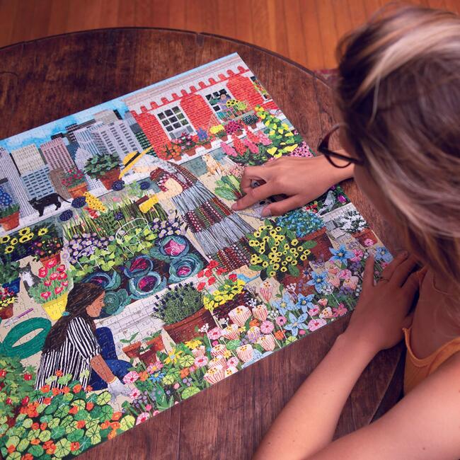 Piece and Love Urban Gardening Adult Jigsaw Puzzle, 1000 pieces - Puzzles - 2