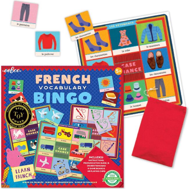 : French Bingo Vocabulary Game - Games - 2