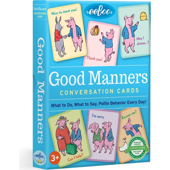 Good Manners Conversation Flash Cards