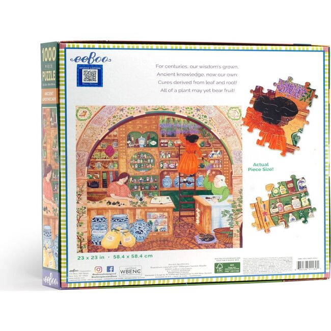 Piece and Love Ancient Apothecary Jigsaw Puzzle, 1000 Pieces - Puzzles - 5