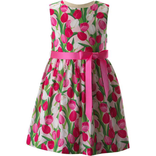 Tulip Sash Dress, Pink