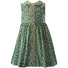 Wild Daisy Sleeveless Button-Front Dress, Blue - Dresses - 1 - thumbnail