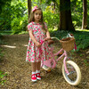 Posy Button-Front Dress, Pink - Dresses - 2