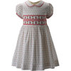 Ladybug Smocked Dress, Red - Dresses - 1 - thumbnail