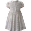 Ladybug Smocked Dress, Red - Dresses - 3
