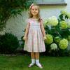 Leafy Floral Smocked Dress, Pink - Dresses - 2