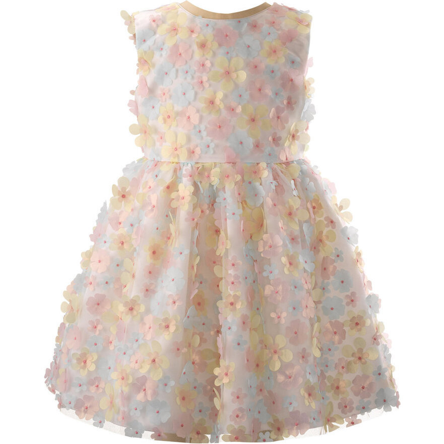 Flutter Flower Party Dress, Multi - Dresses - 1