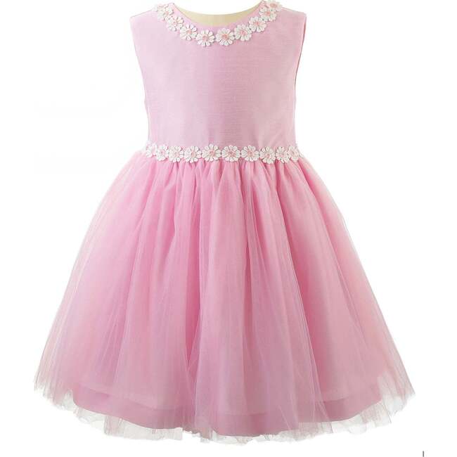 Daisy Tulle Party Dress, Pink