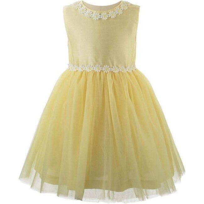 Daisy Tulle Dress, Yellow