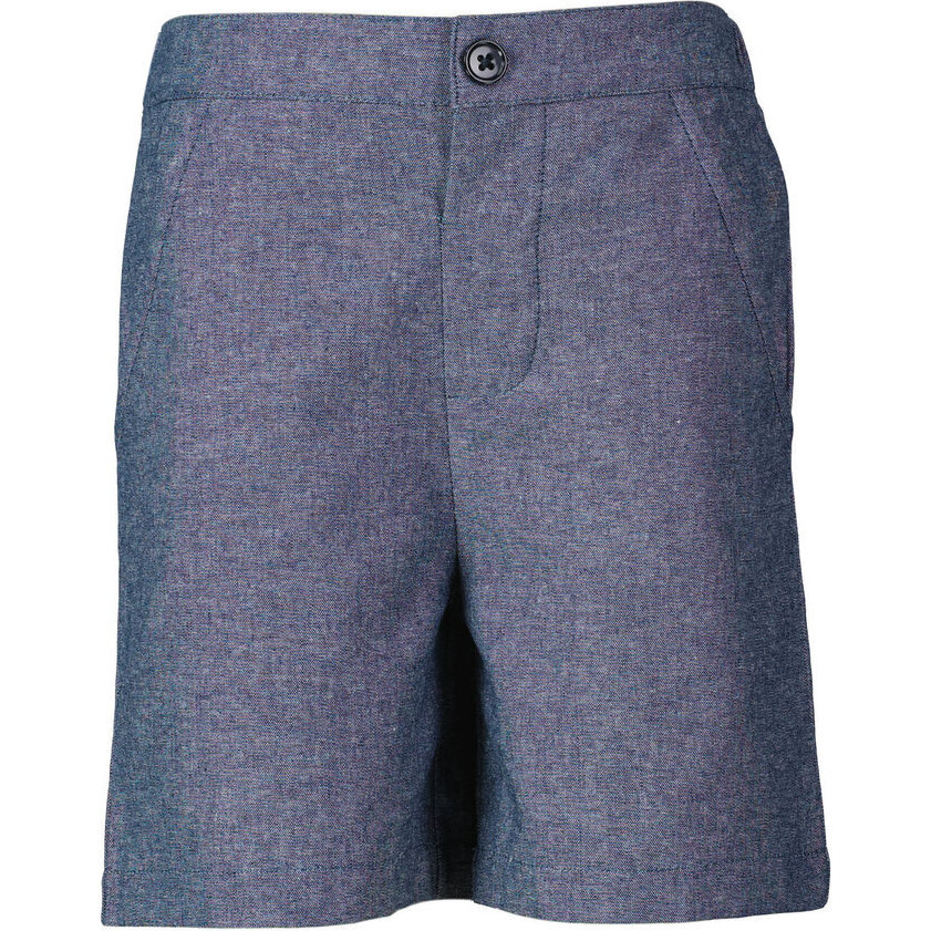 Chambray Shorts, Navy - Shorts - 1