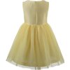 Daisy Tulle Dress, Yellow - Dresses - 3