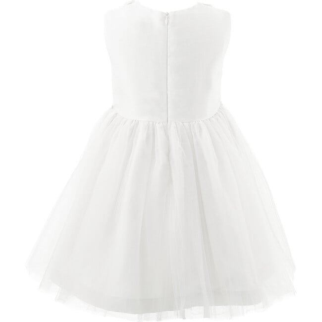 Daisy Tulle Dress, White - Dresses - 2